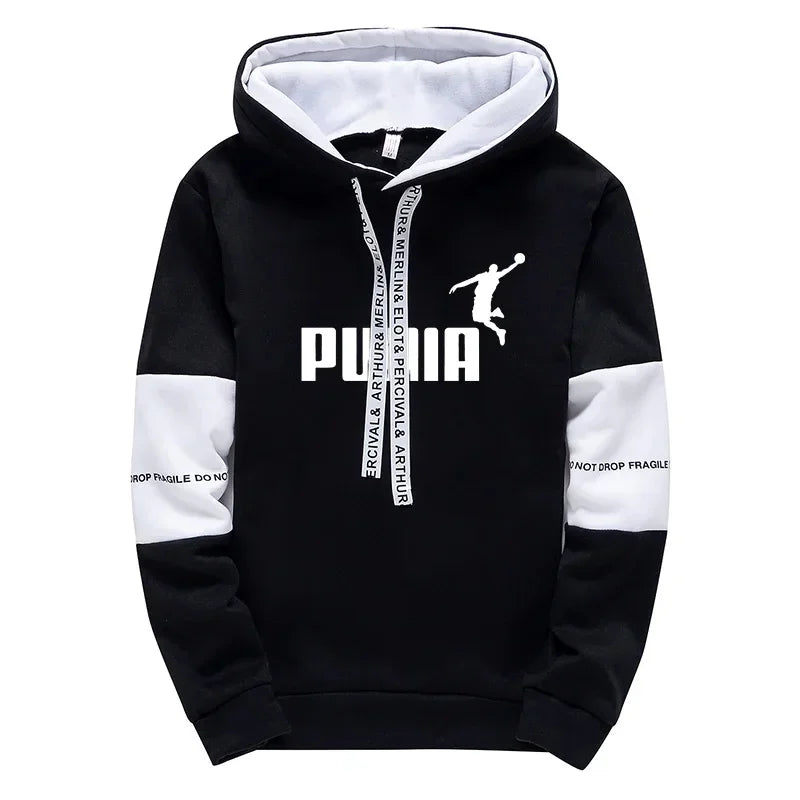 Survêtement Homme Imprimé – Hoodie & Pantalon Jogging Sport Casual