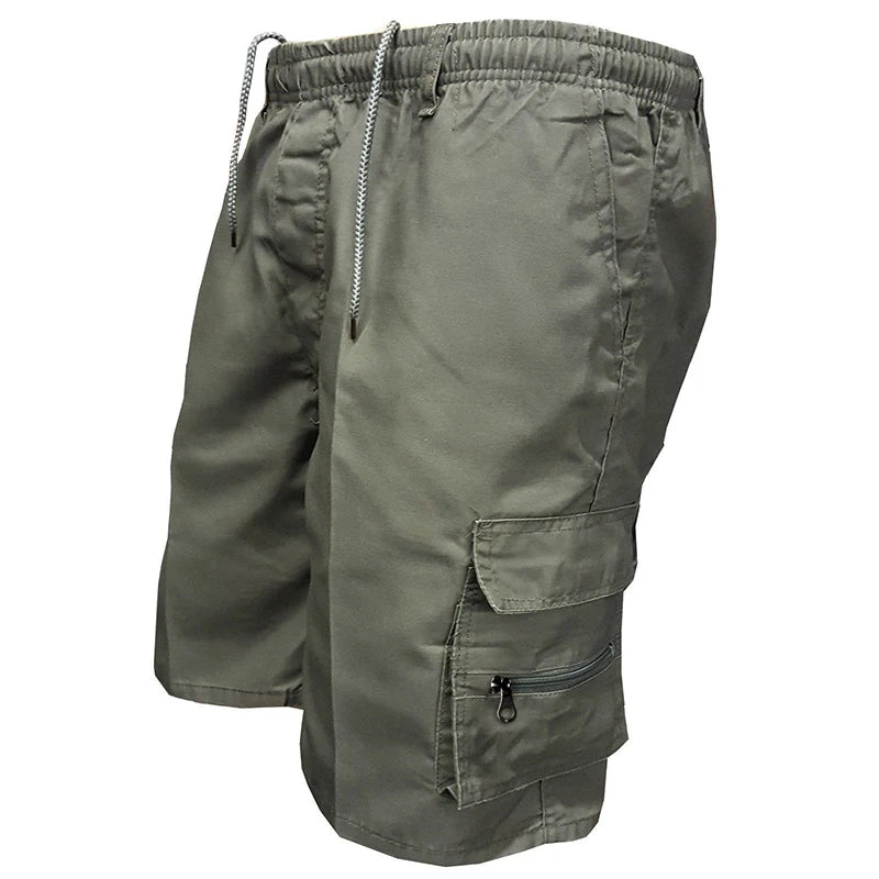 Short Cargo Homme – Grande Poche Sport Décontracté Grande Taille