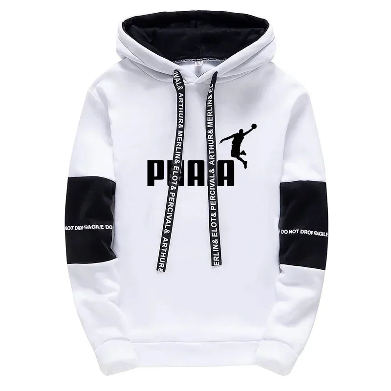 Survêtement Homme Imprimé – Hoodie & Pantalon Jogging Sport Casual