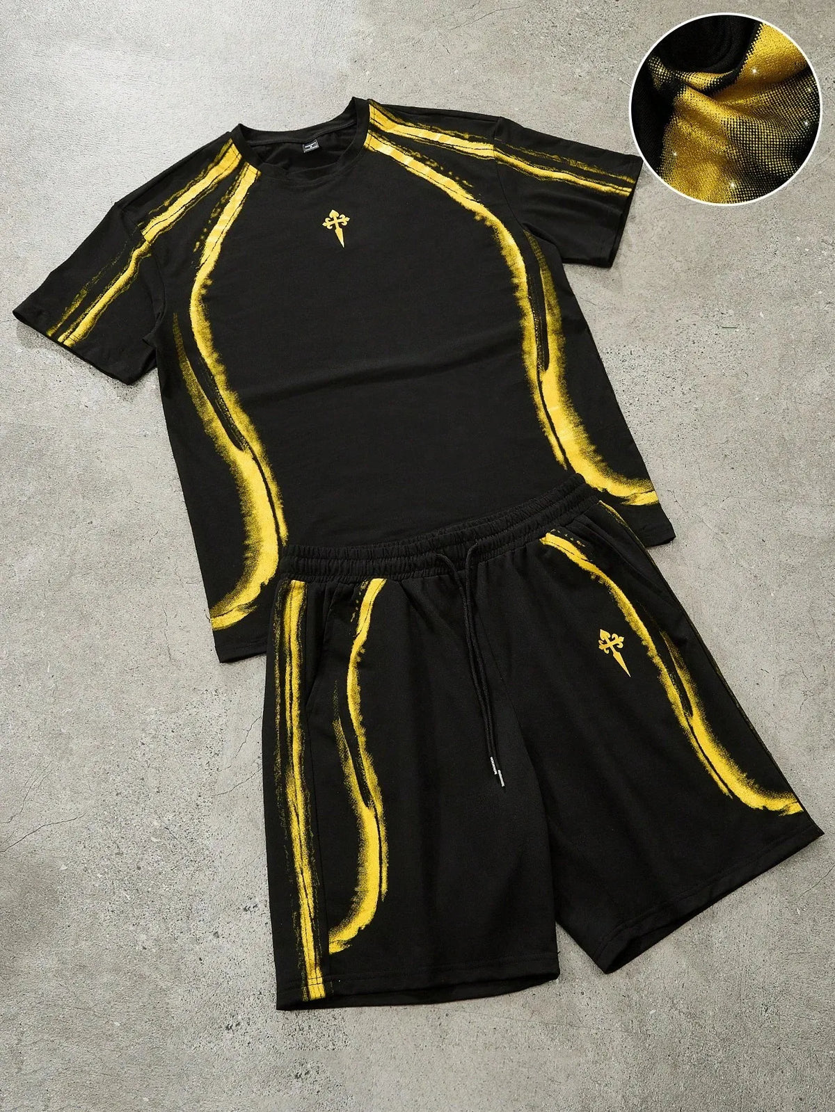 Ensemble T-shirt & Short 3D Print – Streetwear Été