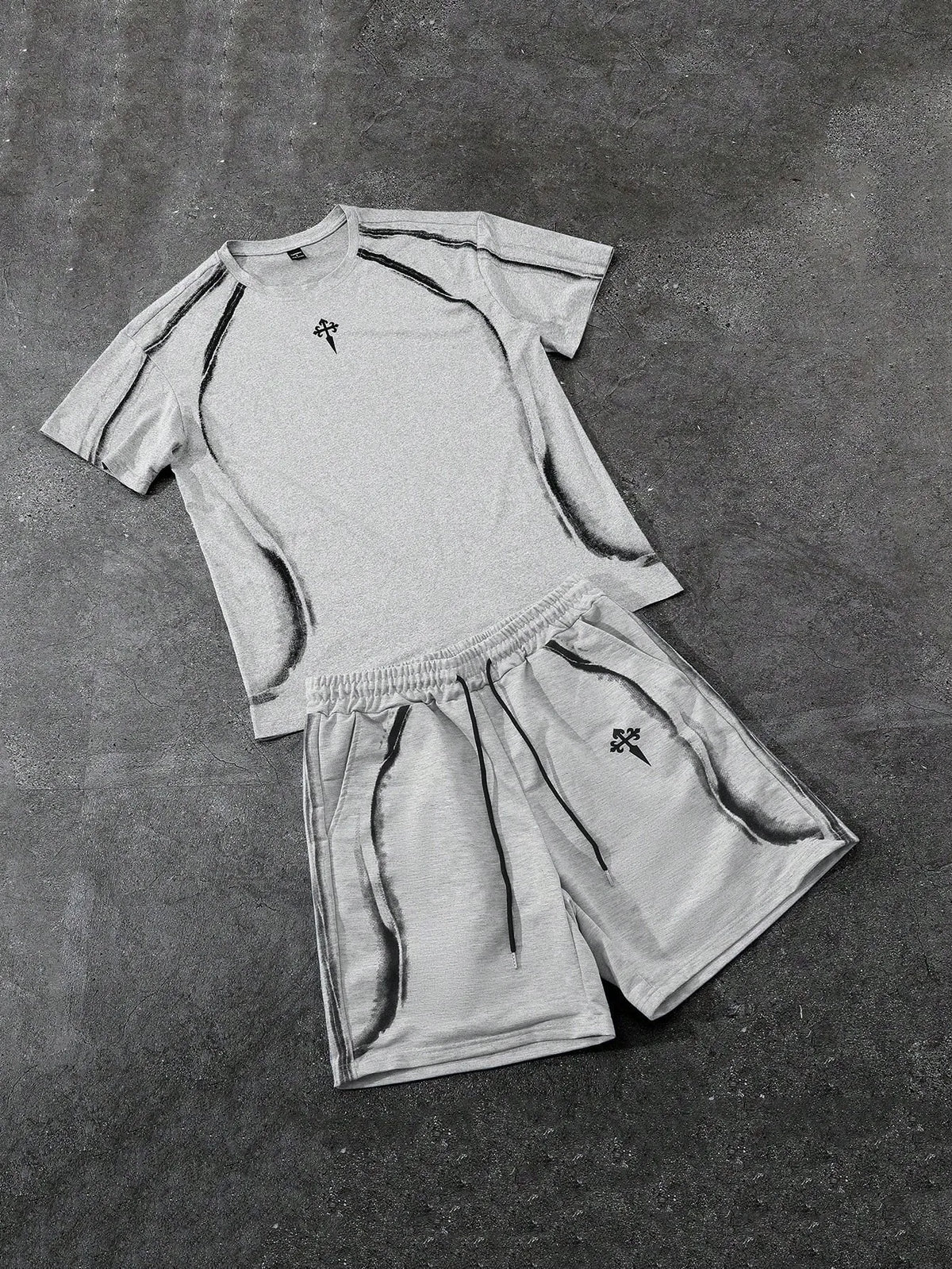 Ensemble T-shirt & Short 3D Print – Streetwear Été