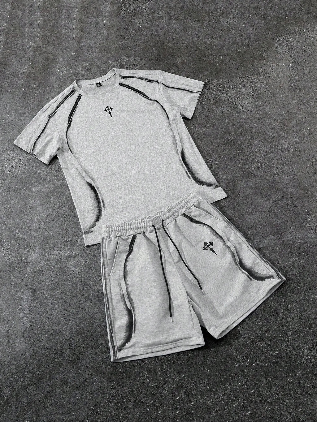 Ensemble T-shirt & Short 3D Print – Streetwear Été