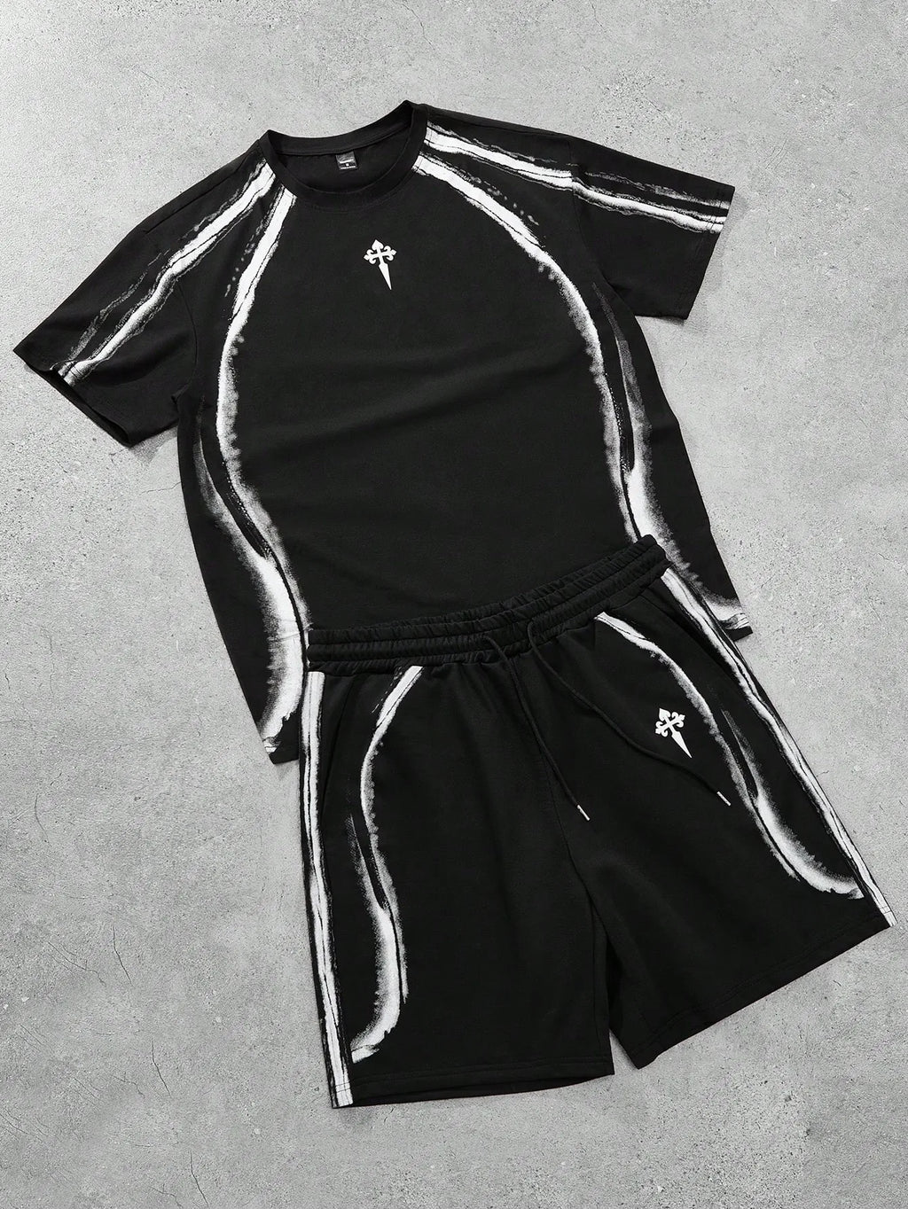 Ensemble T-shirt & Short 3D Print – Streetwear Été