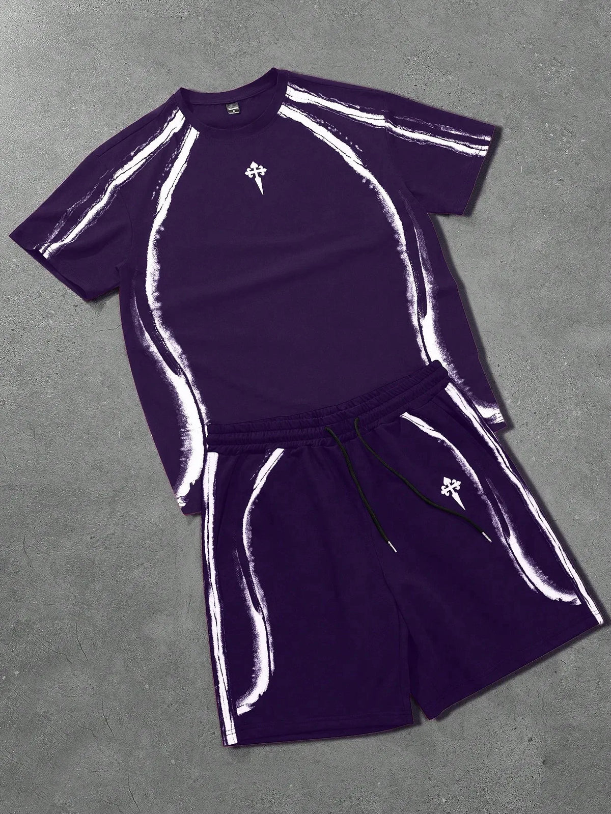 Ensemble T-shirt & Short 3D Print – Streetwear Été