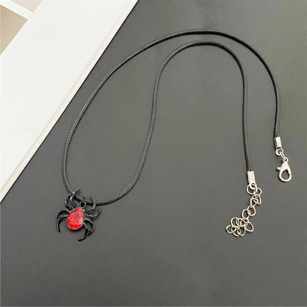 collier chaînes corde en cuir PU-STYLE tendance