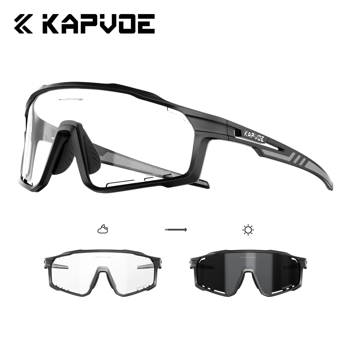 Lunettes Sport Photochromiques – UV400 Cyclisme & Outdoor