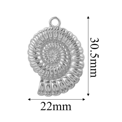 Charms Acier Inoxydable Doré & Argenté – Pendentifs DIY Bijoux Collier Boucles d’Oreilles (Lot de 5)