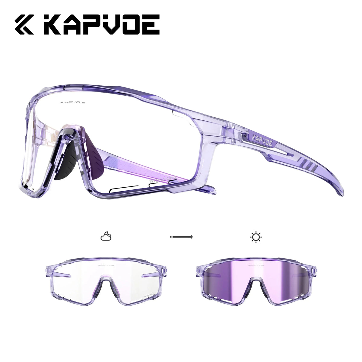 Lunettes Sport Photochromiques – UV400 Cyclisme & Outdoor