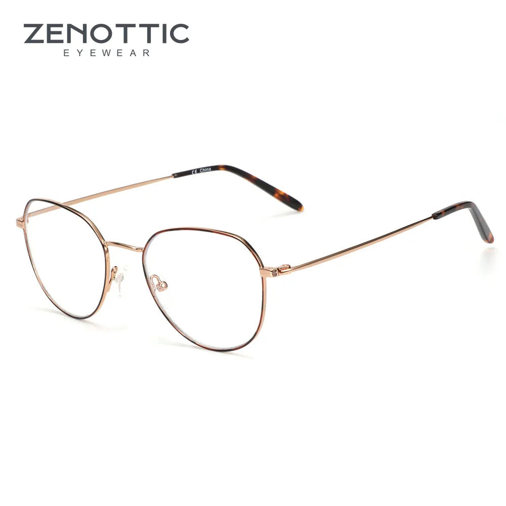 Lunettes de Vue Correctrices Rondes – Verres Sur Mesure, Simple Vision ou Progressifs