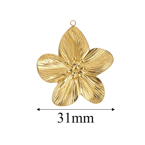Charms Acier Inoxydable Doré & Argenté – Pendentifs DIY Bijoux Collier Boucles d’Oreilles (Lot de 5)
