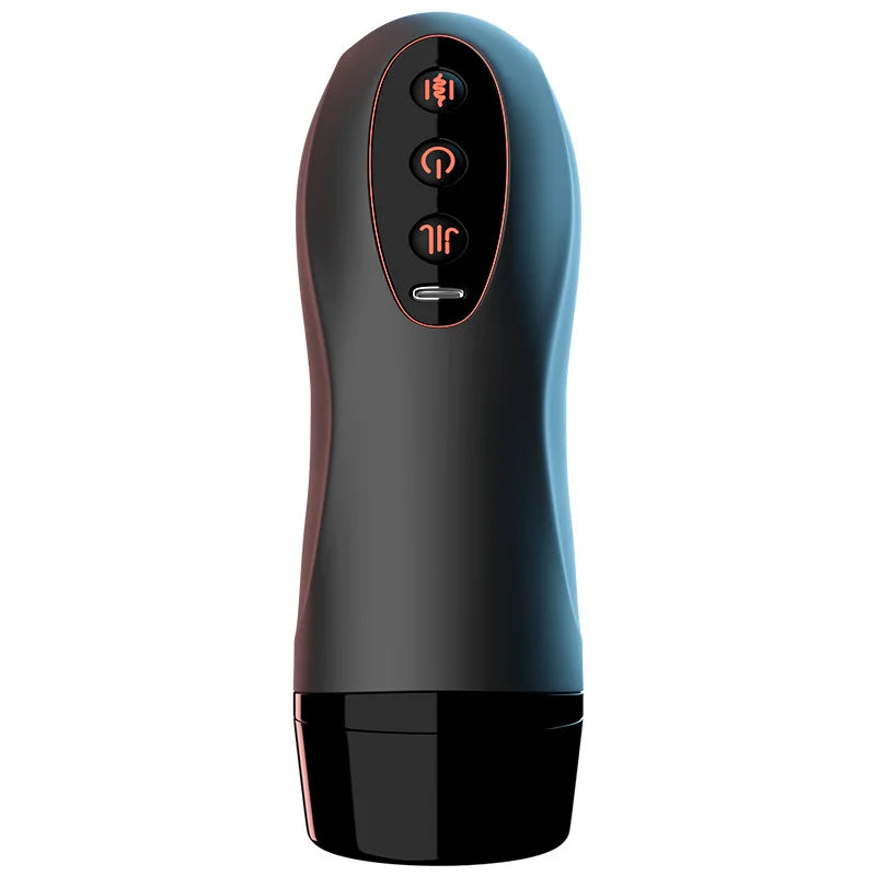 Masturbateur Masculin Chauffant – Succion, Vibration & Va-et-Vient