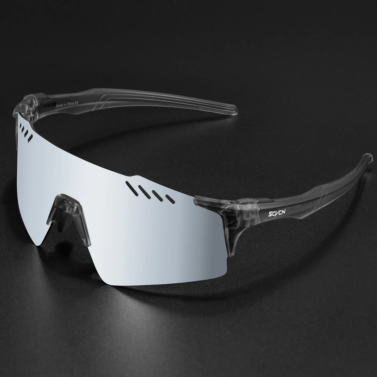 Lunettes de Sport Photochromiques UV400 – Cyclisme, VTT & Running, Unisexe