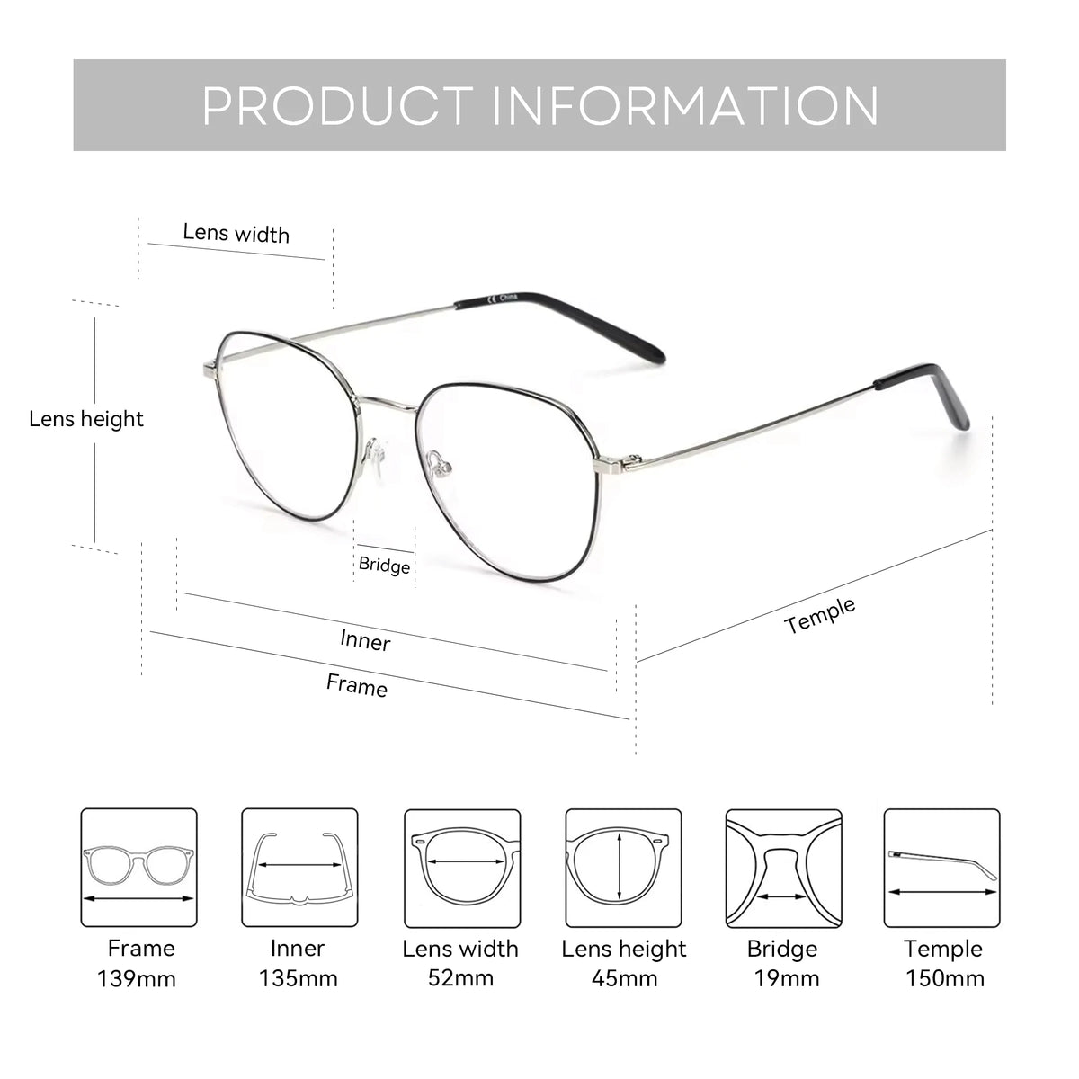 Lunettes de Vue Correctrices Rondes – Verres Sur Mesure, Simple Vision ou Progressifs