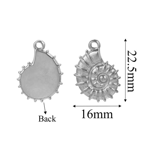 Charms Acier Inoxydable Doré & Argenté – Pendentifs DIY Bijoux Collier Boucles d’Oreilles (Lot de 5)