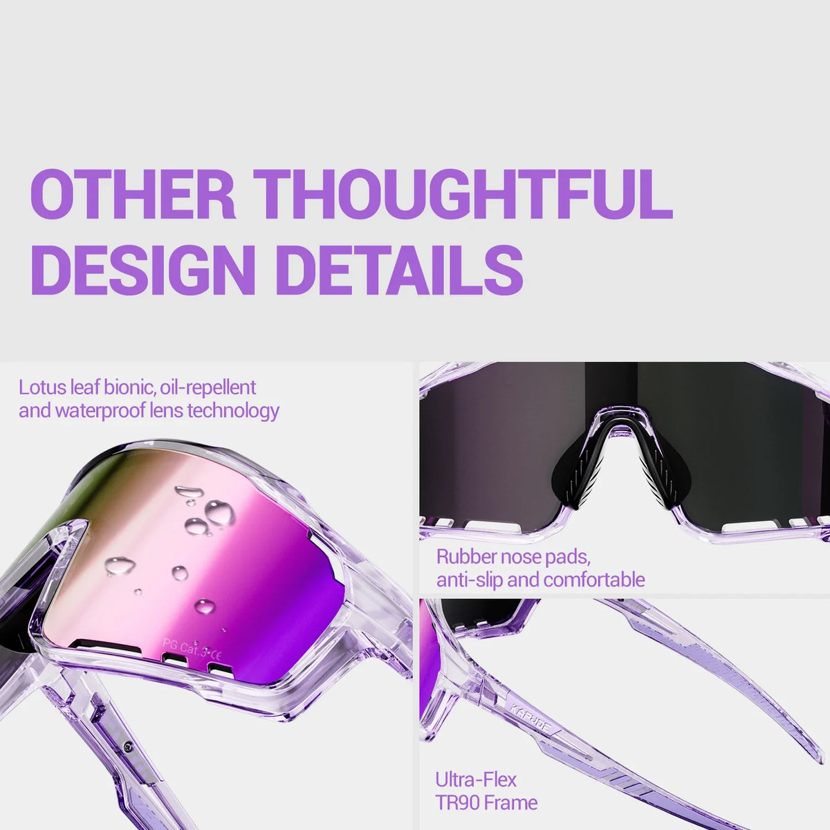 Lunettes Sport Photochromiques – UV400 Cyclisme & Outdoor