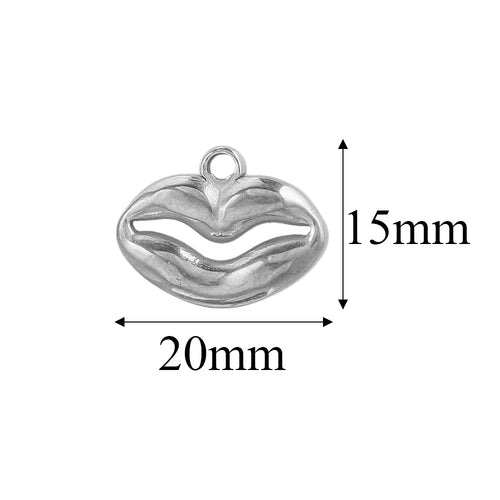 Charms Acier Inoxydable Doré & Argenté – Pendentifs DIY Bijoux Collier Boucles d’Oreilles (Lot de 5)
