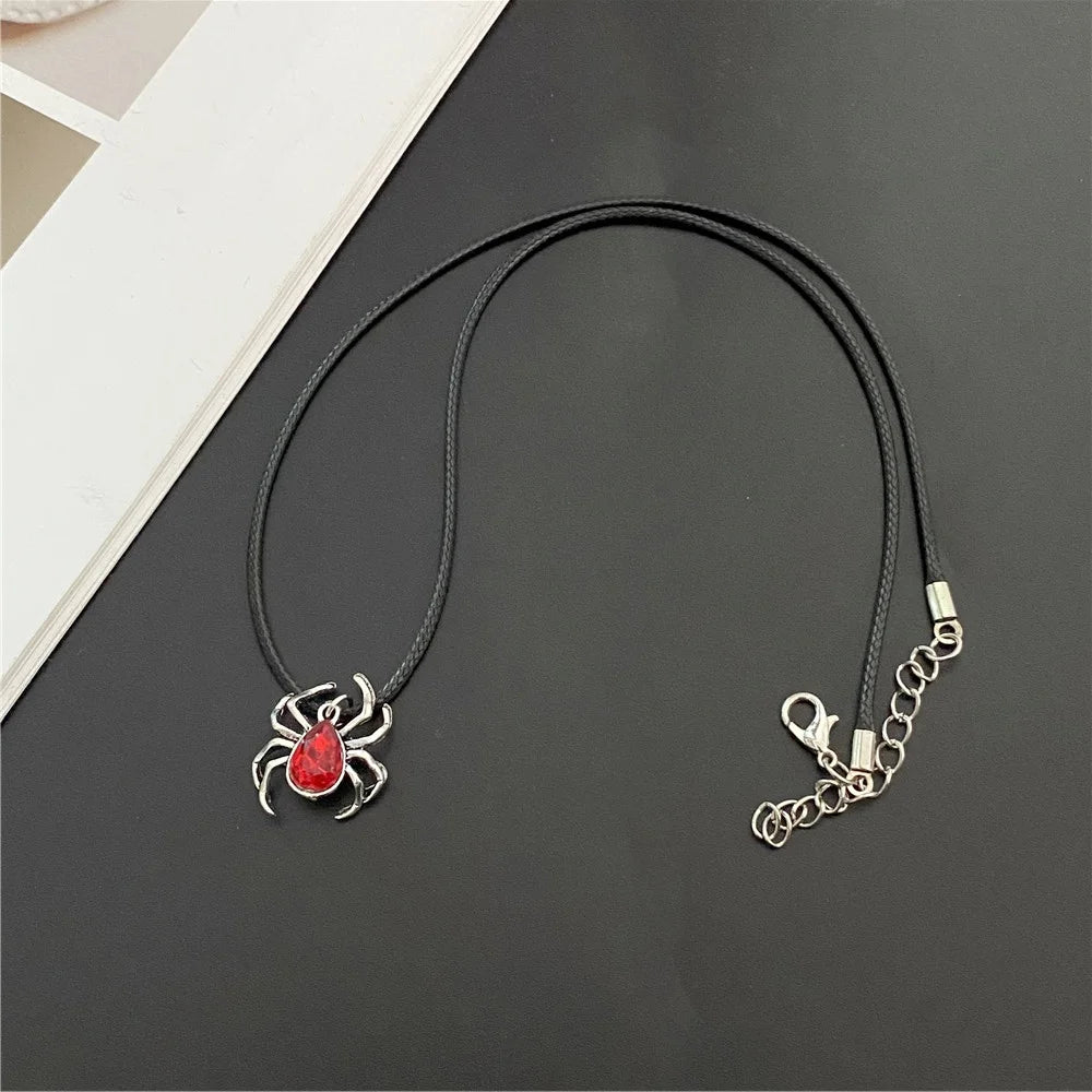 collier chaînes corde en cuir PU-STYLE tendance