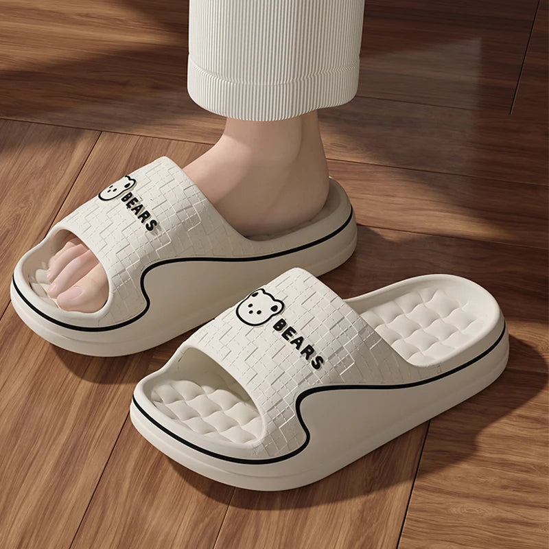 Chaussons EVA Cartoon Femme – Sandales Maison Salle de Bain Mignons