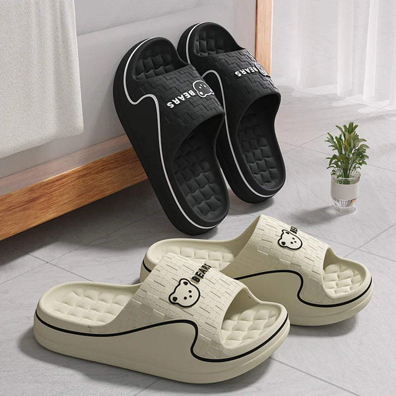 Chaussons EVA Cartoon Femme – Sandales Maison Salle de Bain Mignons