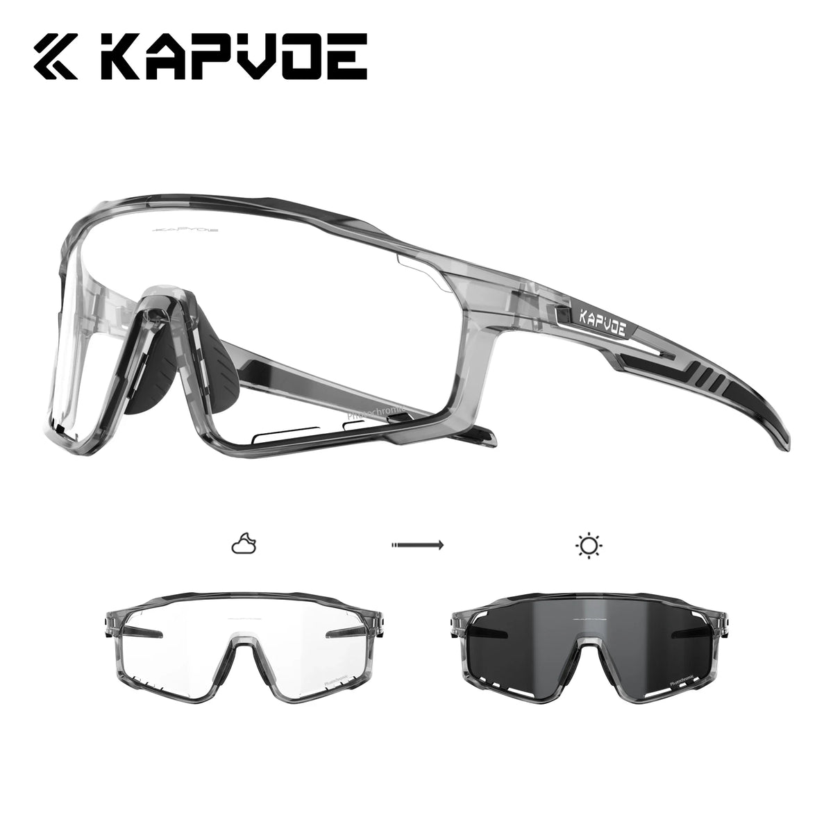 Lunettes Sport Photochromiques – UV400 Cyclisme & Outdoor