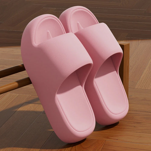 Unisex Non Slip Bathroom Home Slippers Soft Sole EVA Pillow Slides