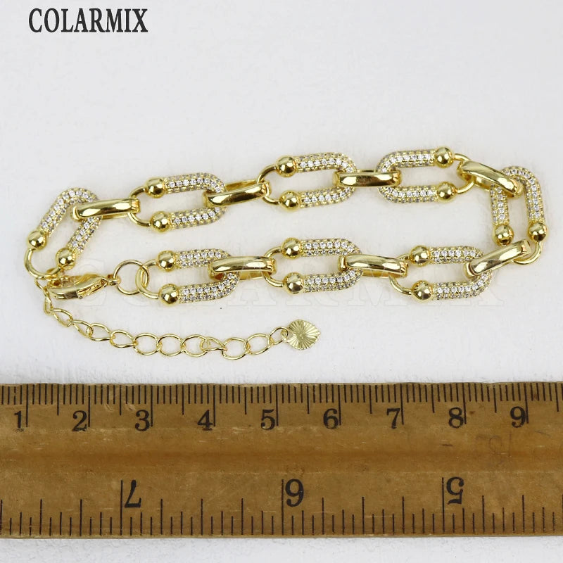 Collier & Bracelet Chaîne Figaro Plaqué Or 18 Carats — Style Classique & Intemporel