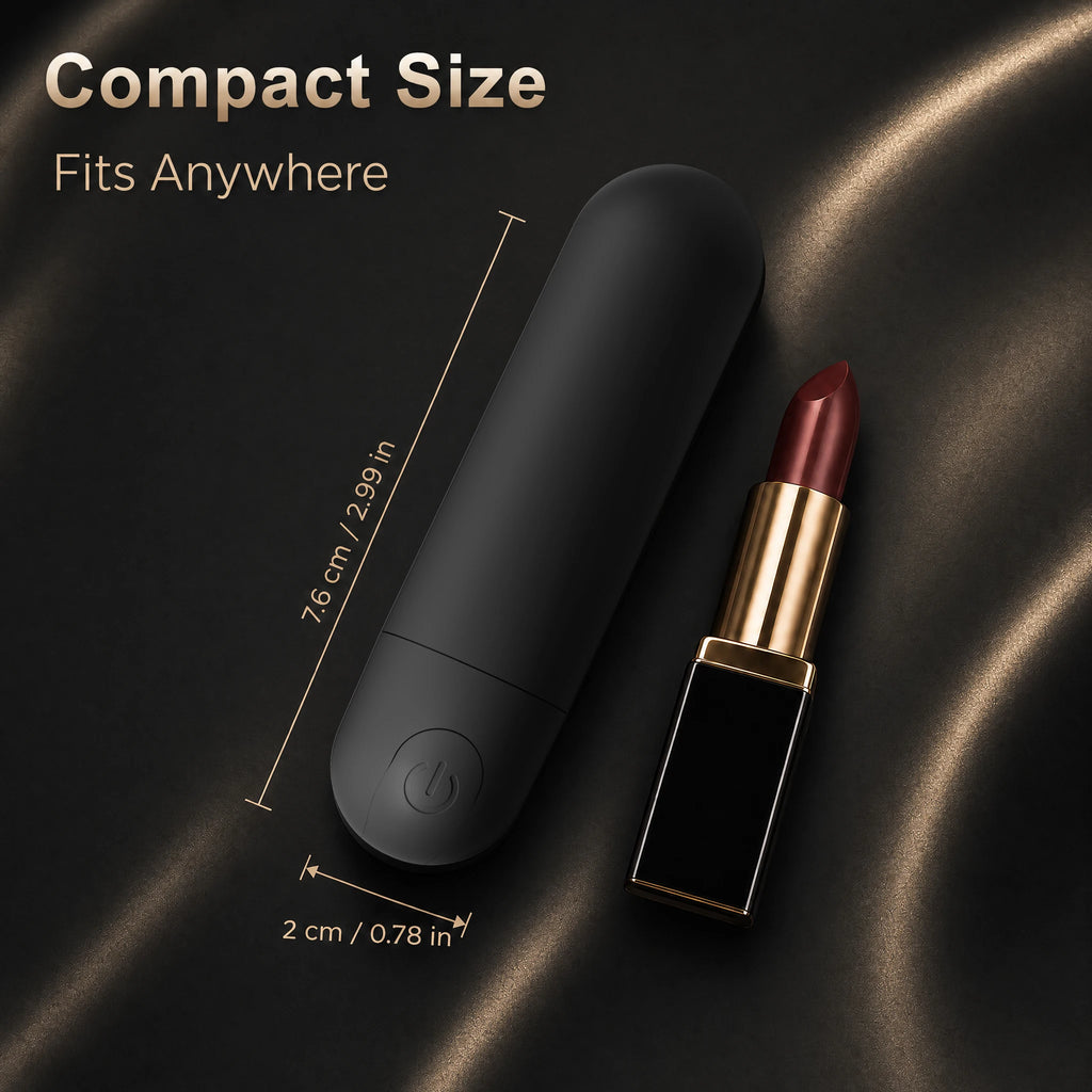 Vibromasseur Bullet Rechargeable – 10 Modes, Point G & Clitoris
