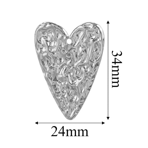 Charms Acier Inoxydable Doré & Argenté – Pendentifs DIY Bijoux Collier Boucles d’Oreilles (Lot de 5)
