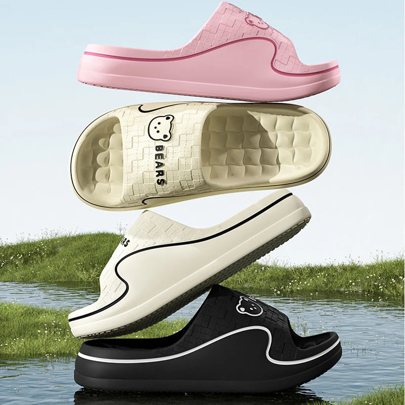 Chaussons EVA Cartoon Femme – Sandales Maison Salle de Bain Mignons