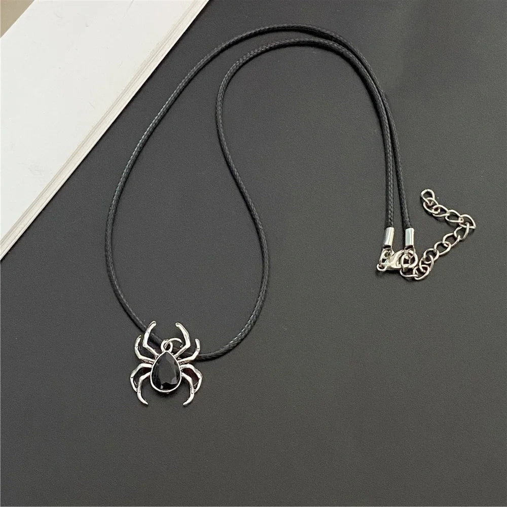 collier chaînes corde en cuir PU-STYLE tendance