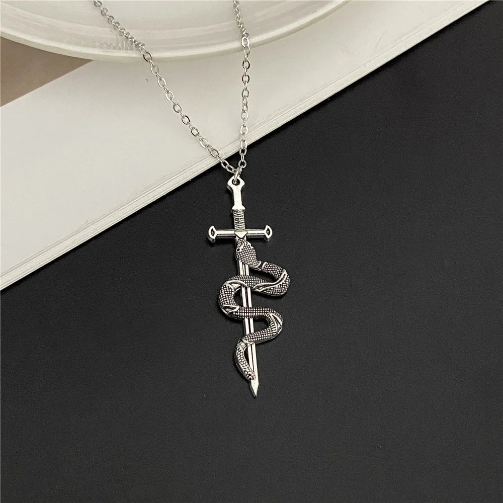 collier chaînes corde en cuir PU-STYLE tendance