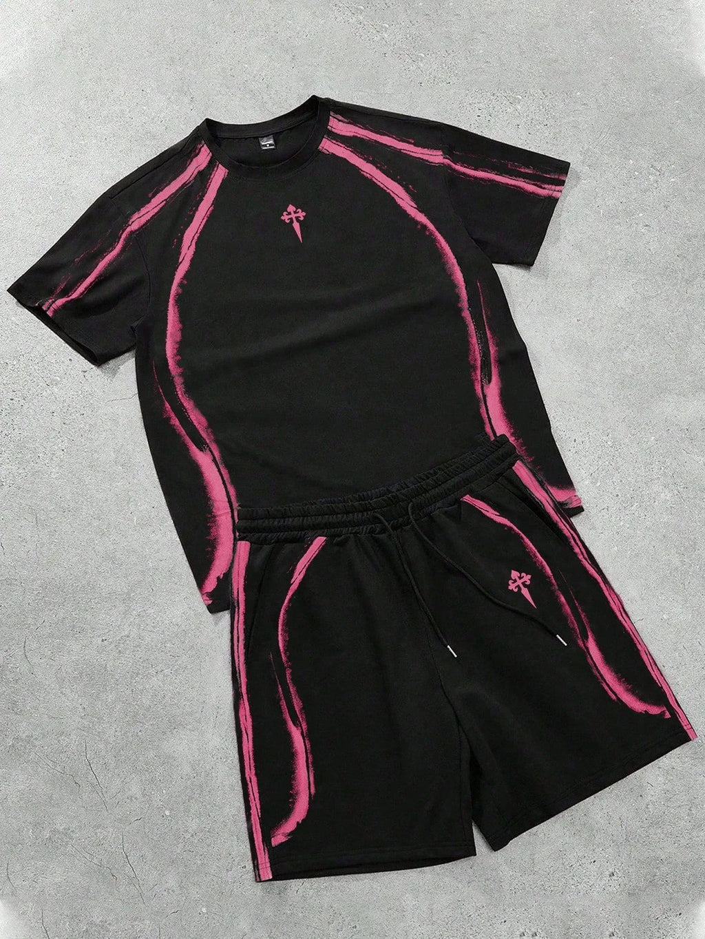 Ensemble T-shirt & Short 3D Print – Streetwear Été