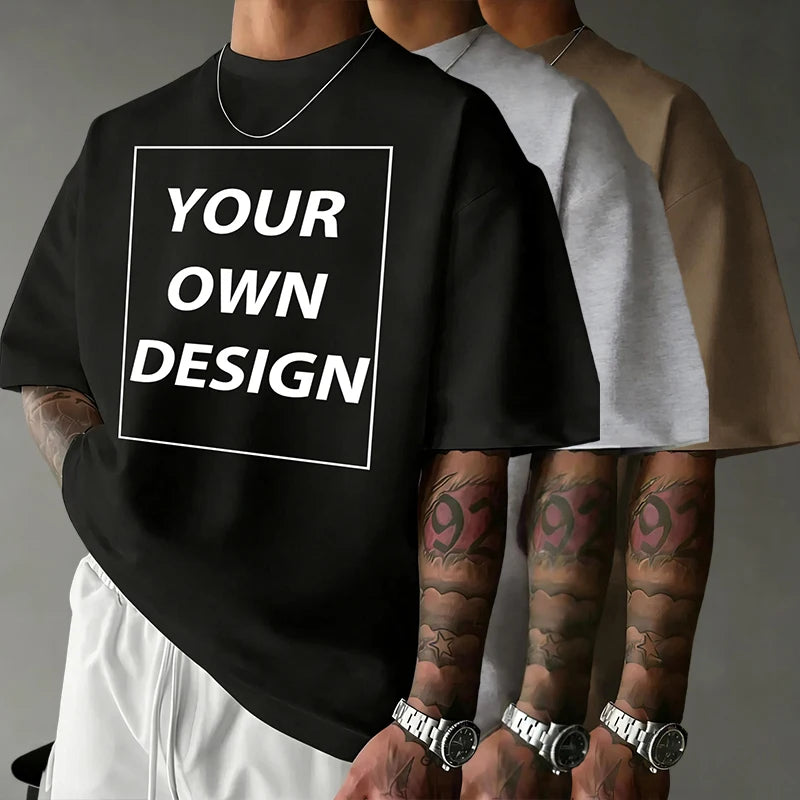 T-shirt Coton Imprimé Personnalisé — Streetwear Respirant