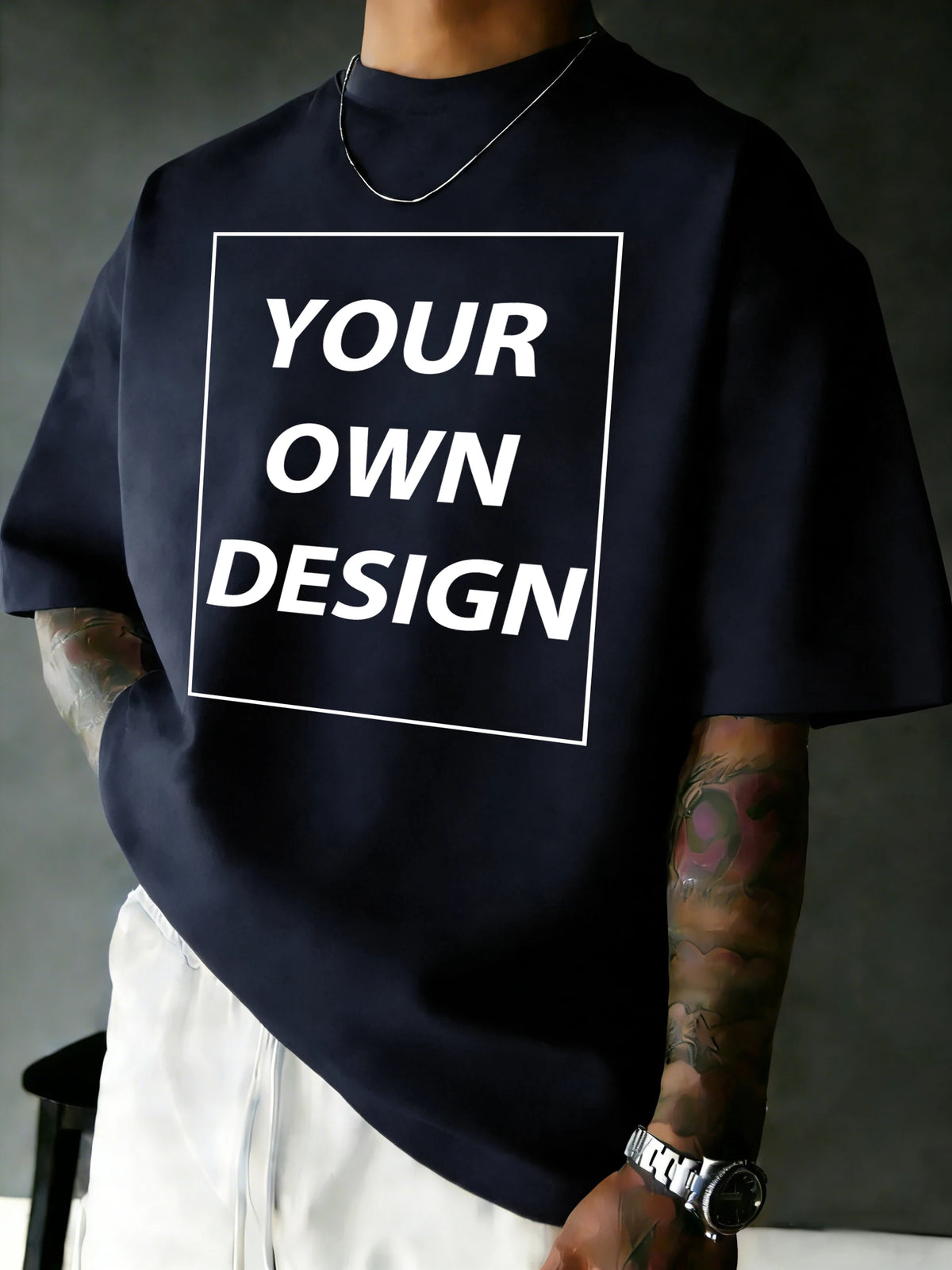 T-shirt Coton Imprimé Personnalisé — Streetwear Respirant