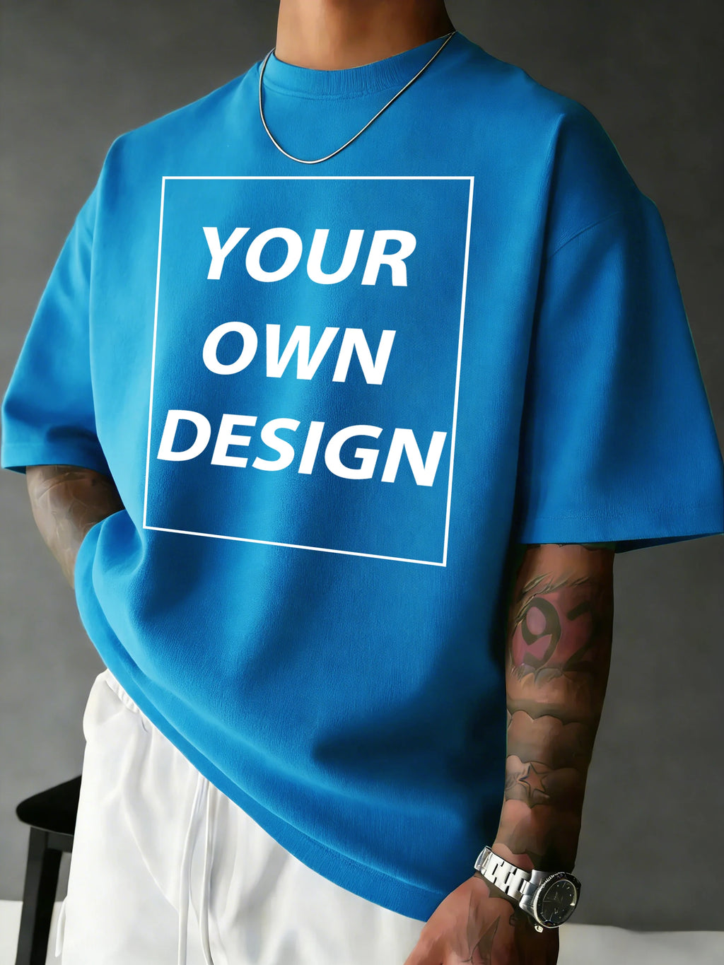 T-shirt Coton Imprimé Personnalisé — Streetwear Respirant