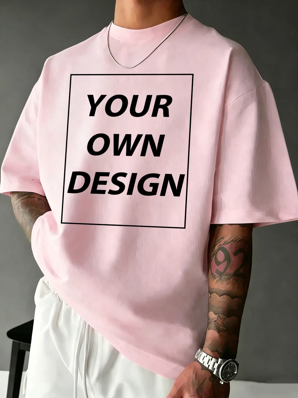T-shirt Coton Imprimé Personnalisé — Streetwear Respirant