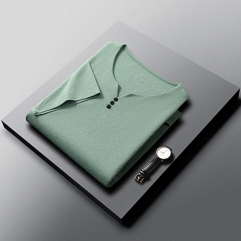 Mens Henley Neck T Shirts Short Sleeve Casual Soft Breathable Comfortable Fashion Tops for Men Daily Wear Summer Streetwear