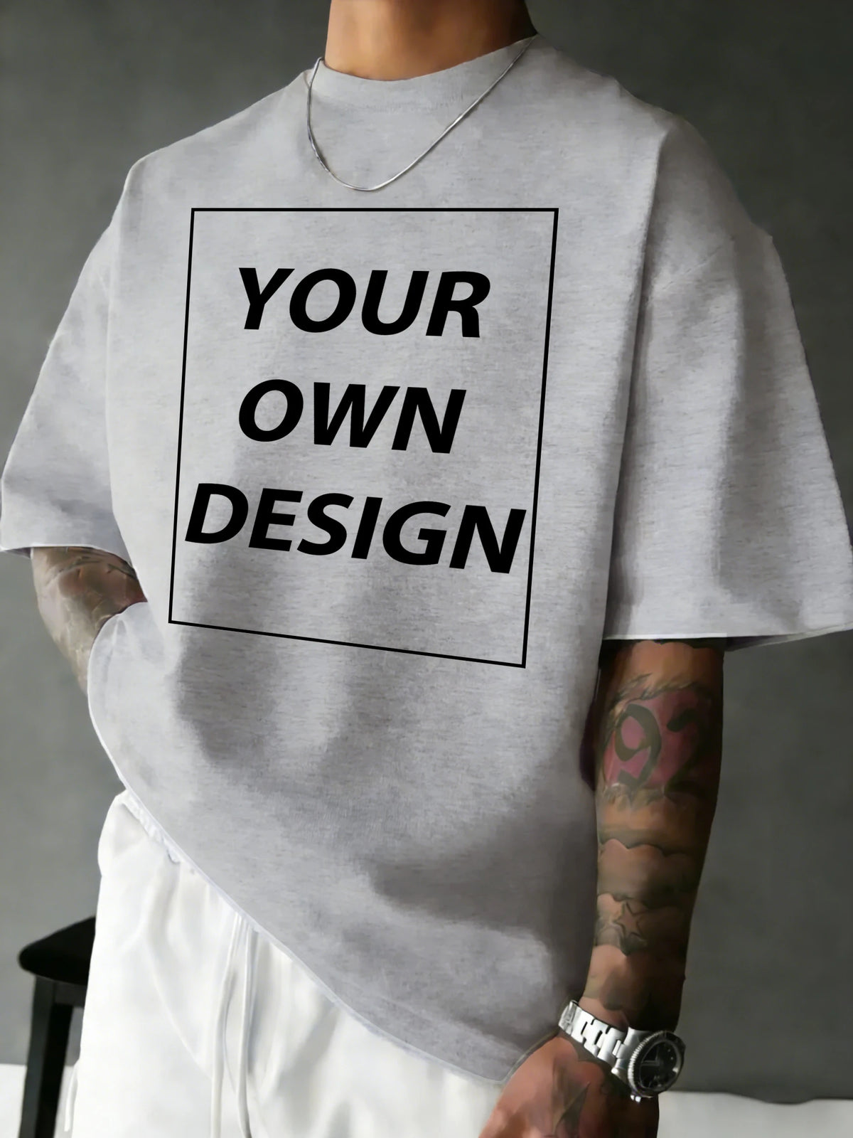 T-shirt Coton Imprimé Personnalisé — Streetwear Respirant