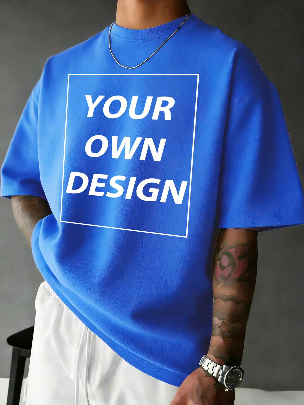 T-shirt Coton Imprimé Personnalisé — Streetwear Respirant