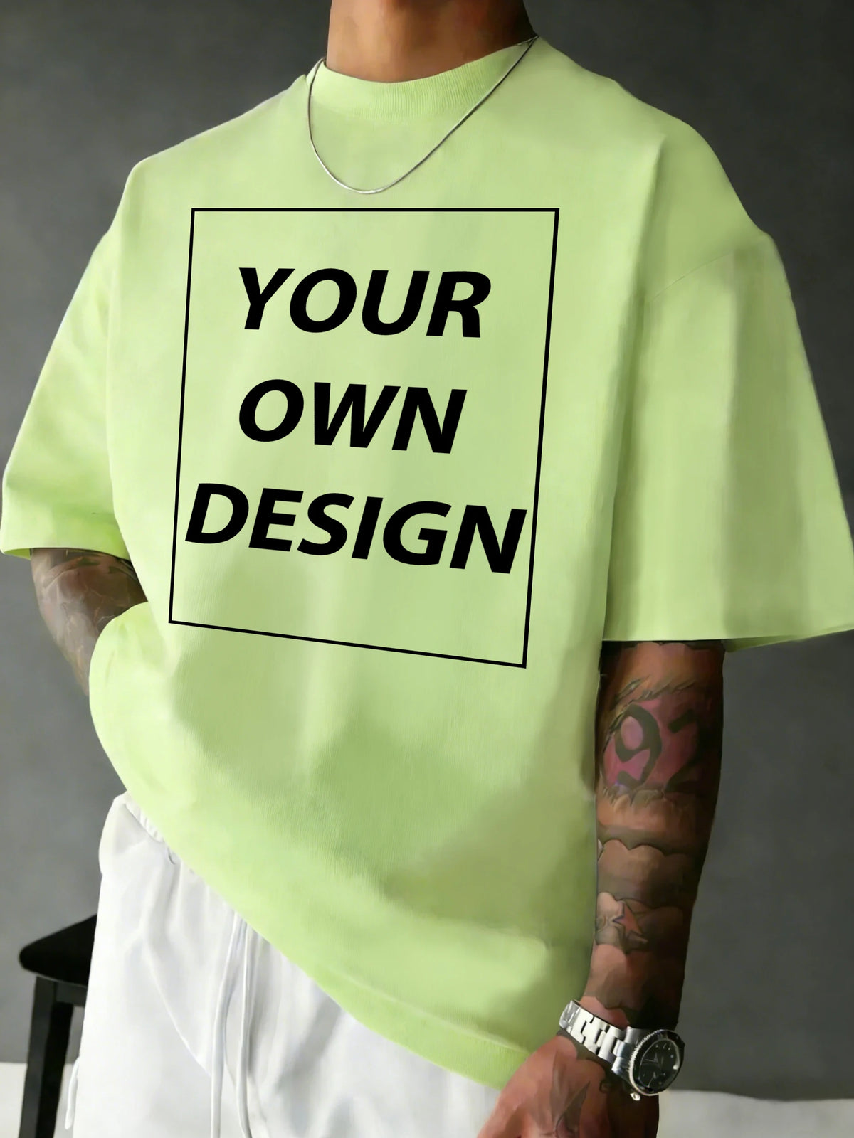 T-shirt Coton Imprimé Personnalisé — Streetwear Respirant