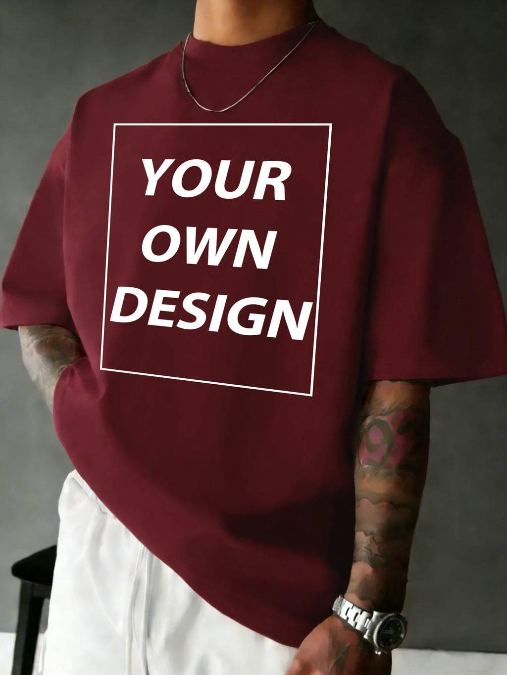 T-shirt Coton Imprimé Personnalisé — Streetwear Respirant