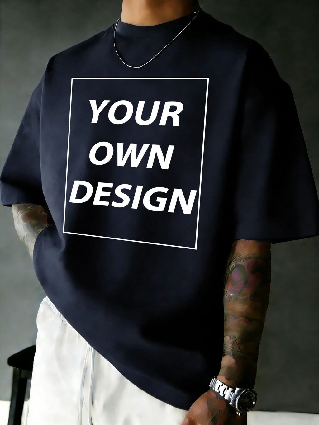 T-shirt Coton Imprimé Personnalisé — Streetwear Respirant