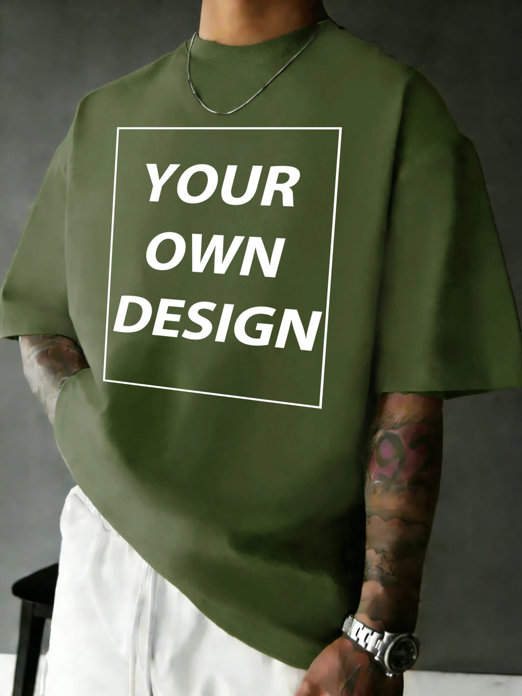 T-shirt Coton Imprimé Personnalisé — Streetwear Respirant