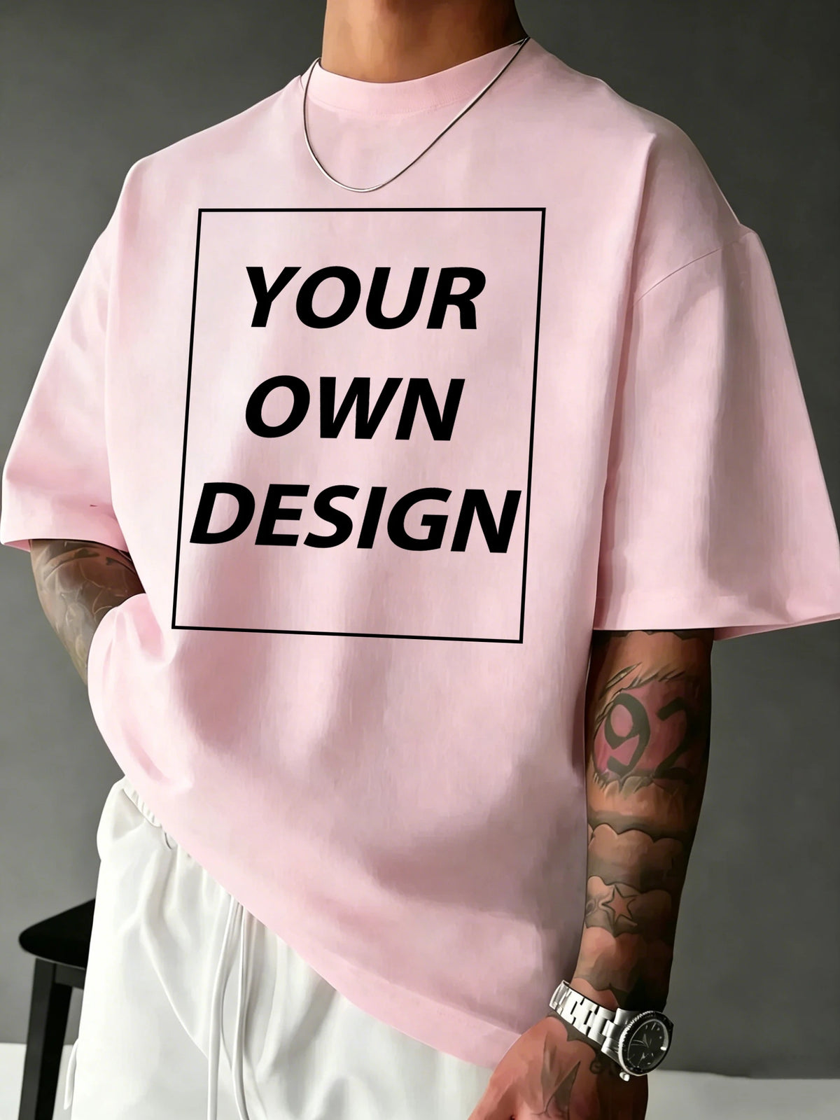 T-shirt Coton Imprimé Personnalisé — Streetwear Respirant
